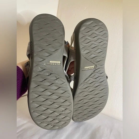 Merrell Moon sandals air cushion memory foam, women's size 10, strappy, outdoors - Picture 5 of 8